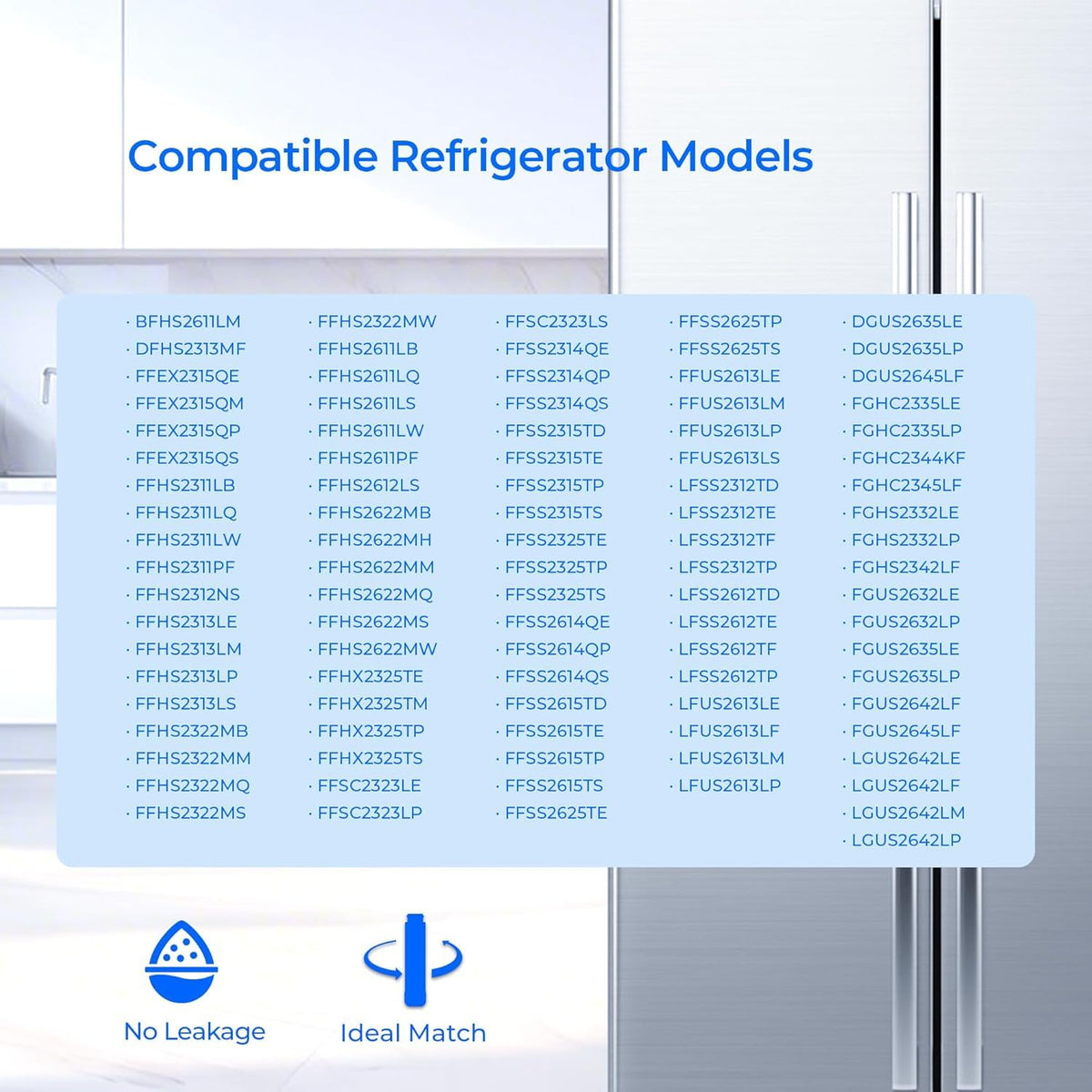 WF3CB Refrigerator Water Filter (2 Pack)