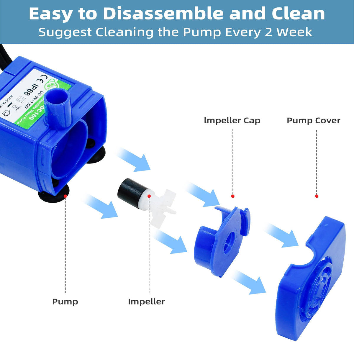 Cat Water Fountain Pump