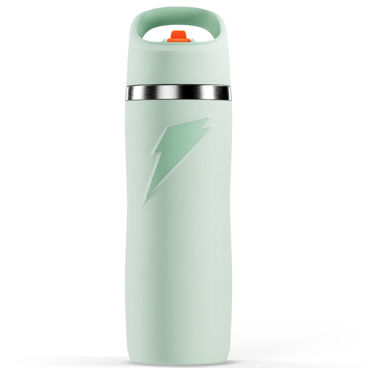 Overtime' 22oz Stainless Steel Water Bottle (Straw Cap / 22 Ounces / Sage)