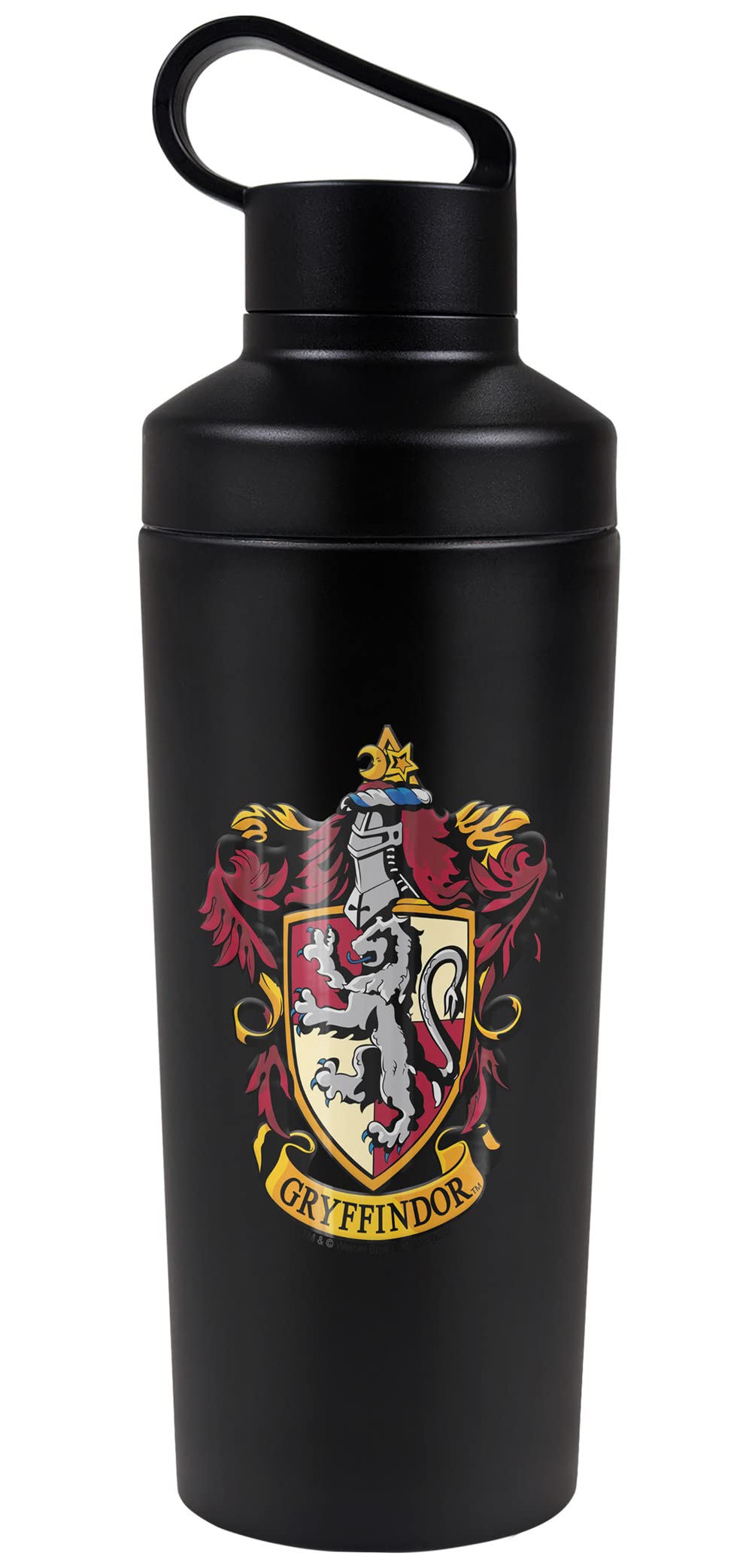 Harry Potter Gryffindor Crest 18oz Insulated Water Bottle Loop Cap (GRYFFINDOR CREST)