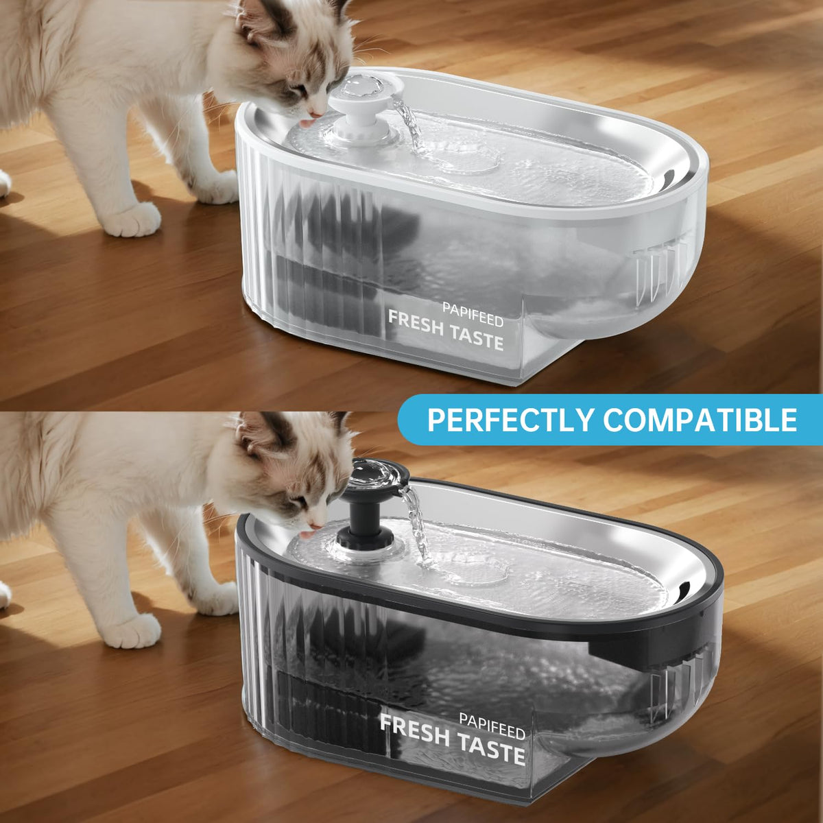 Cat Fountain Filter for 84oz (10 Filters+4 Sponges)