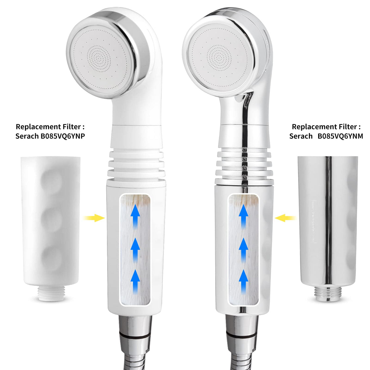 Legionela Shower Head Filter High Pressure Water Softer Filter (SS-886(W))