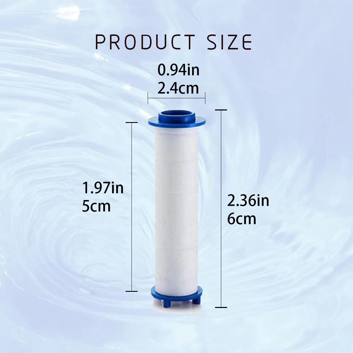 10 20 Pcs ShowerHead Filters (2.36in/6cm / B20*pc)