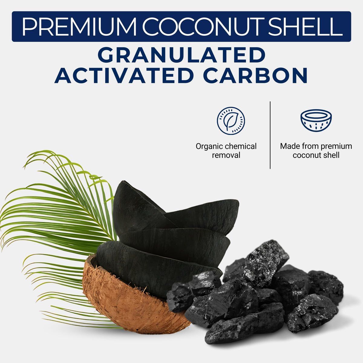 IPW Bulk Activated Carbon Coconut Shell Granular (3 lbs)