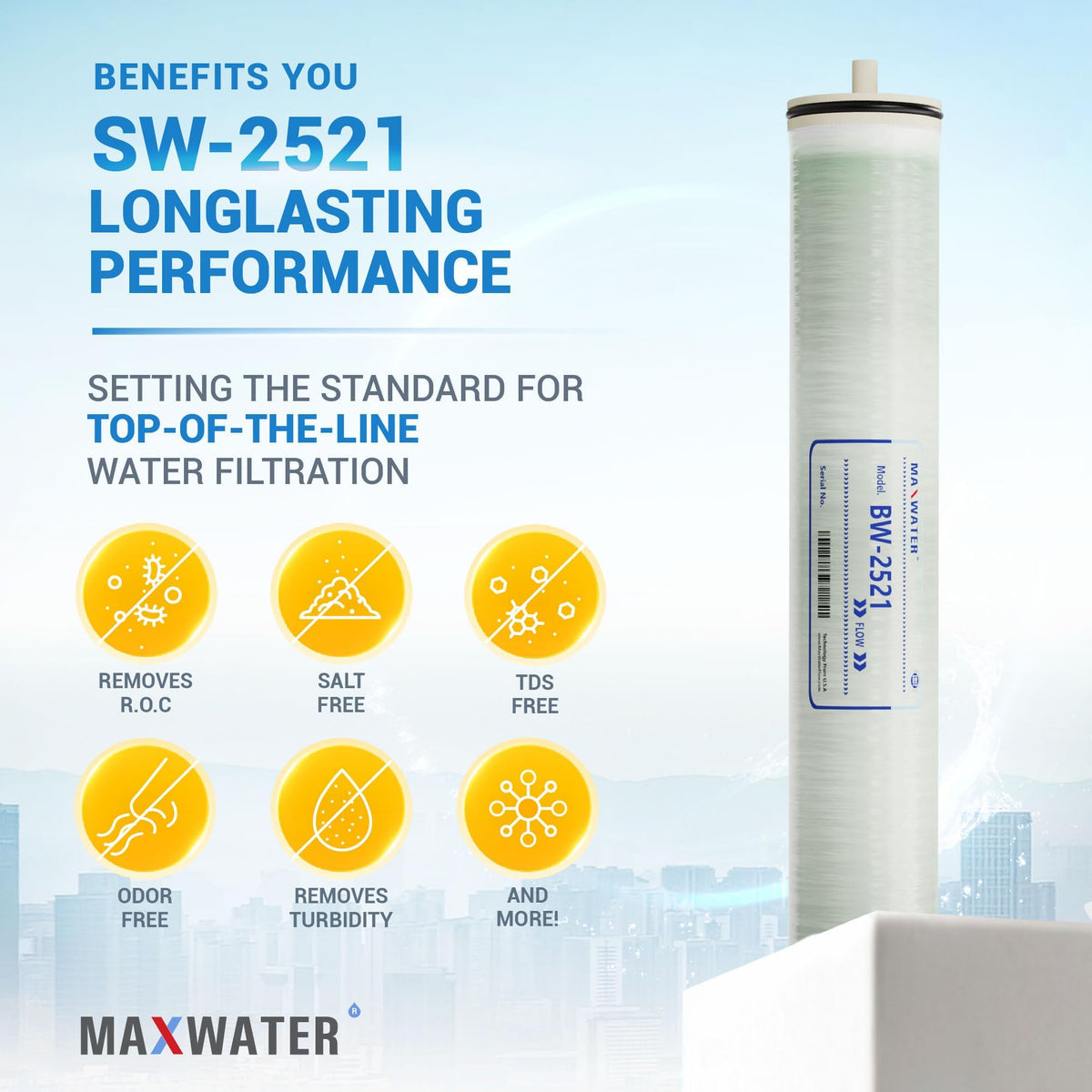 2.5 x 21 BW 2521 RO Membrane Element (BW-2521)
