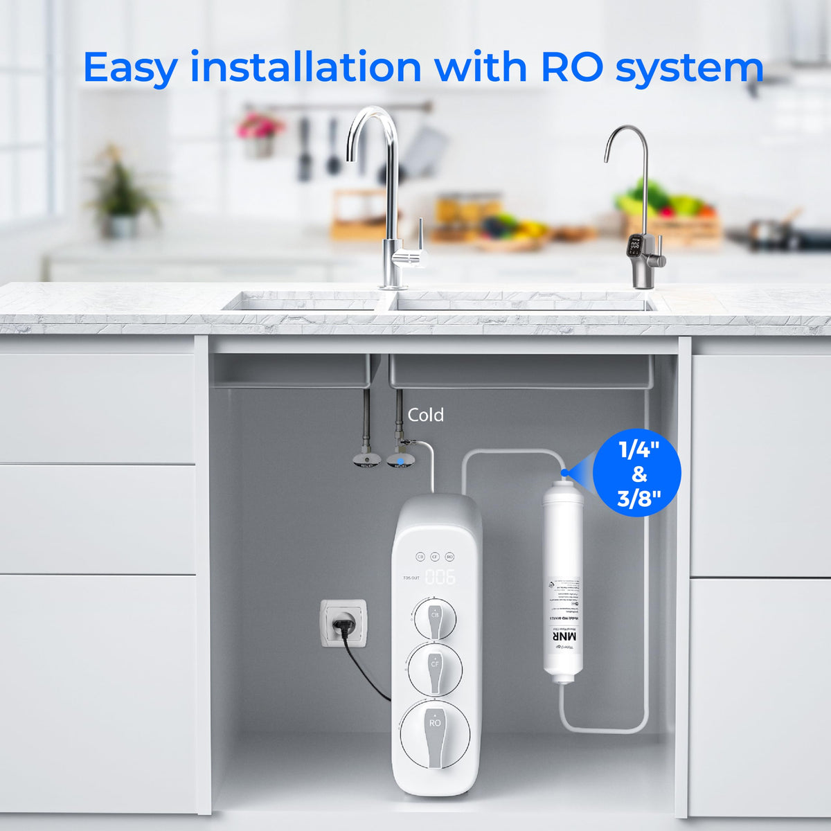 MNR35 Remineralization Filter Compatible with Undersink RO System