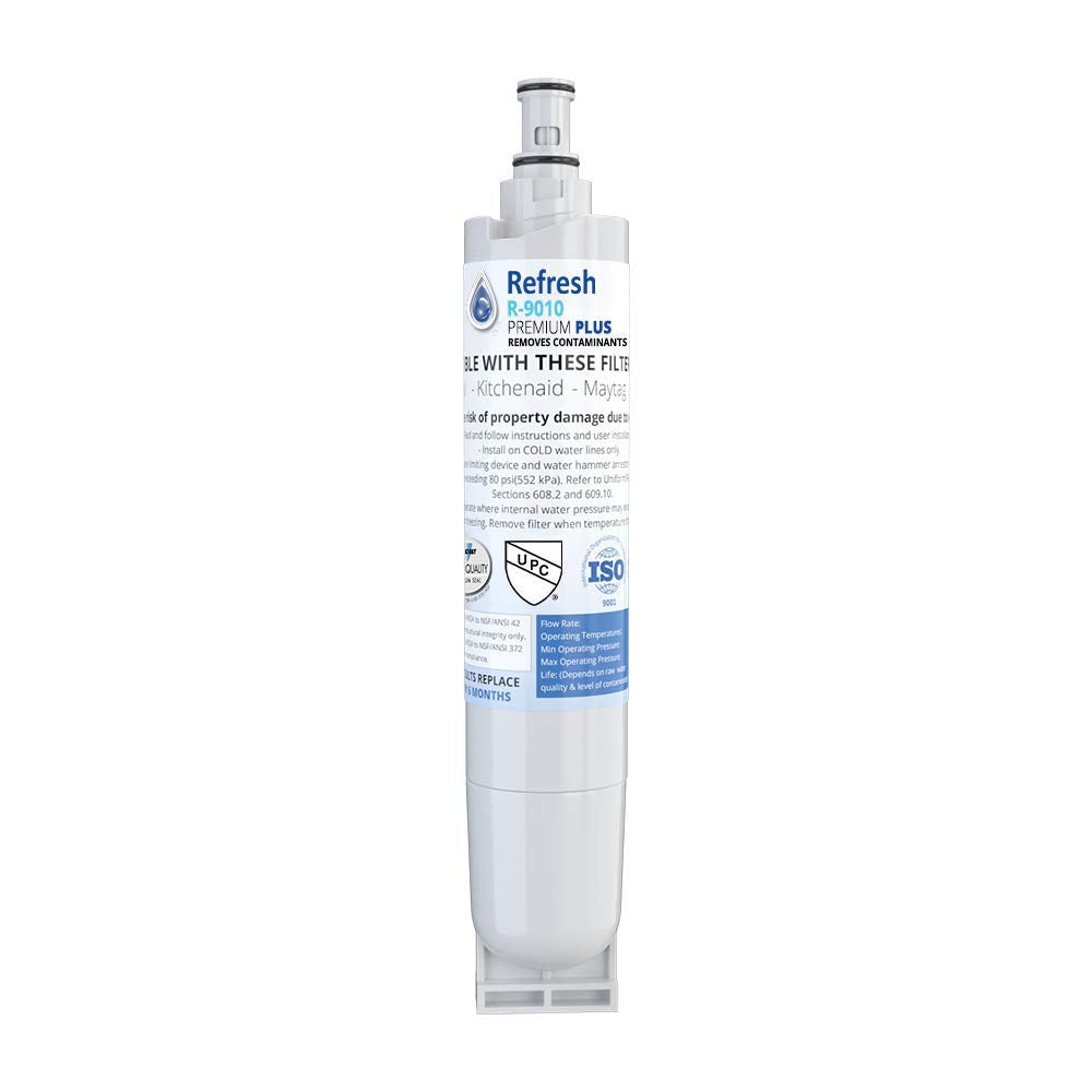 Refresh Plus Refrigerator Water Filter for Whirlpool 4396508 (1 Pack)