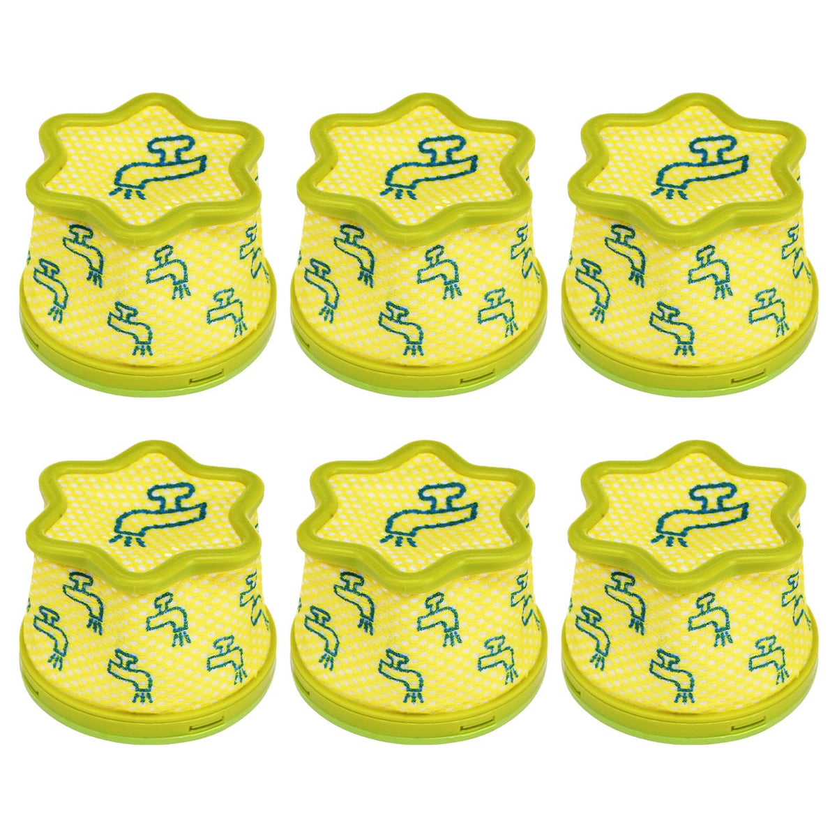 6 Pack Replacement Pre (Vacuum Filters)