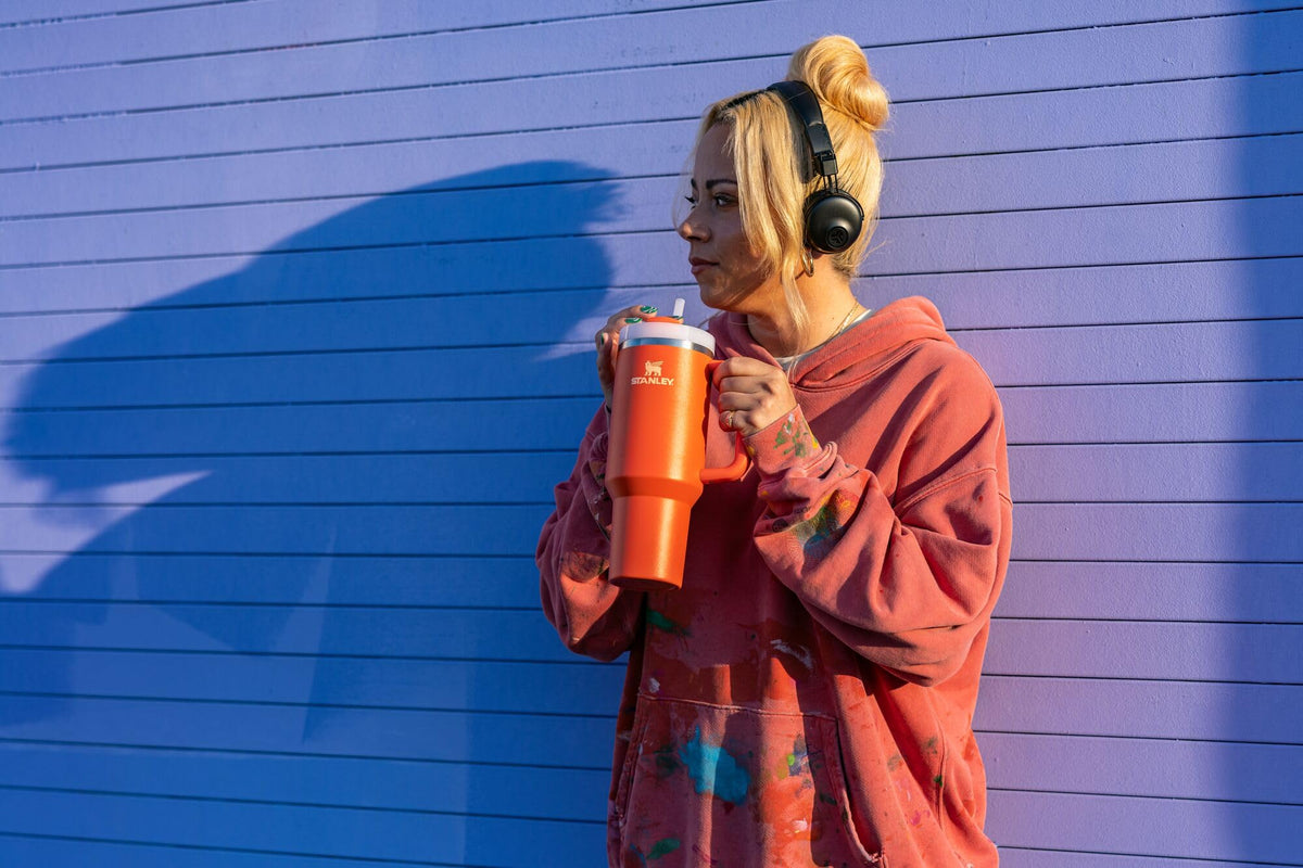 Quencher H2.0 Flow State Tumbler (40 Ounces / Tigerlily)