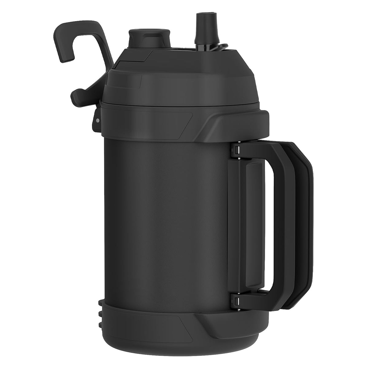 1 gallon water jug (Classic Black / 128 Ounces)