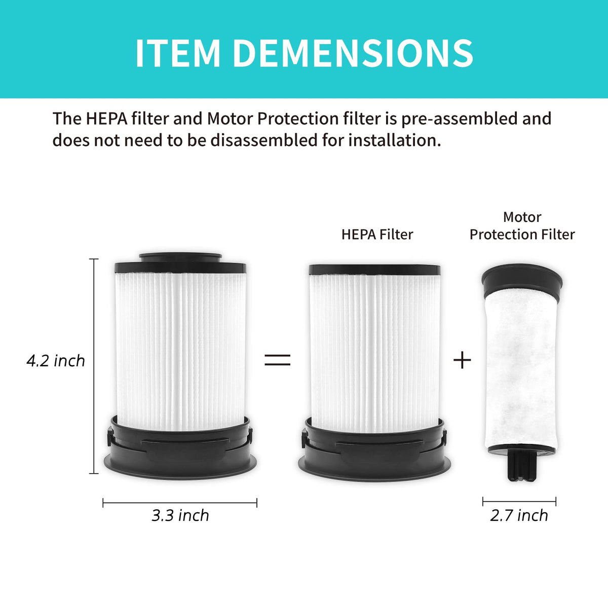 Fine Dust Filter 2 (2 Pack HX1 Filter)