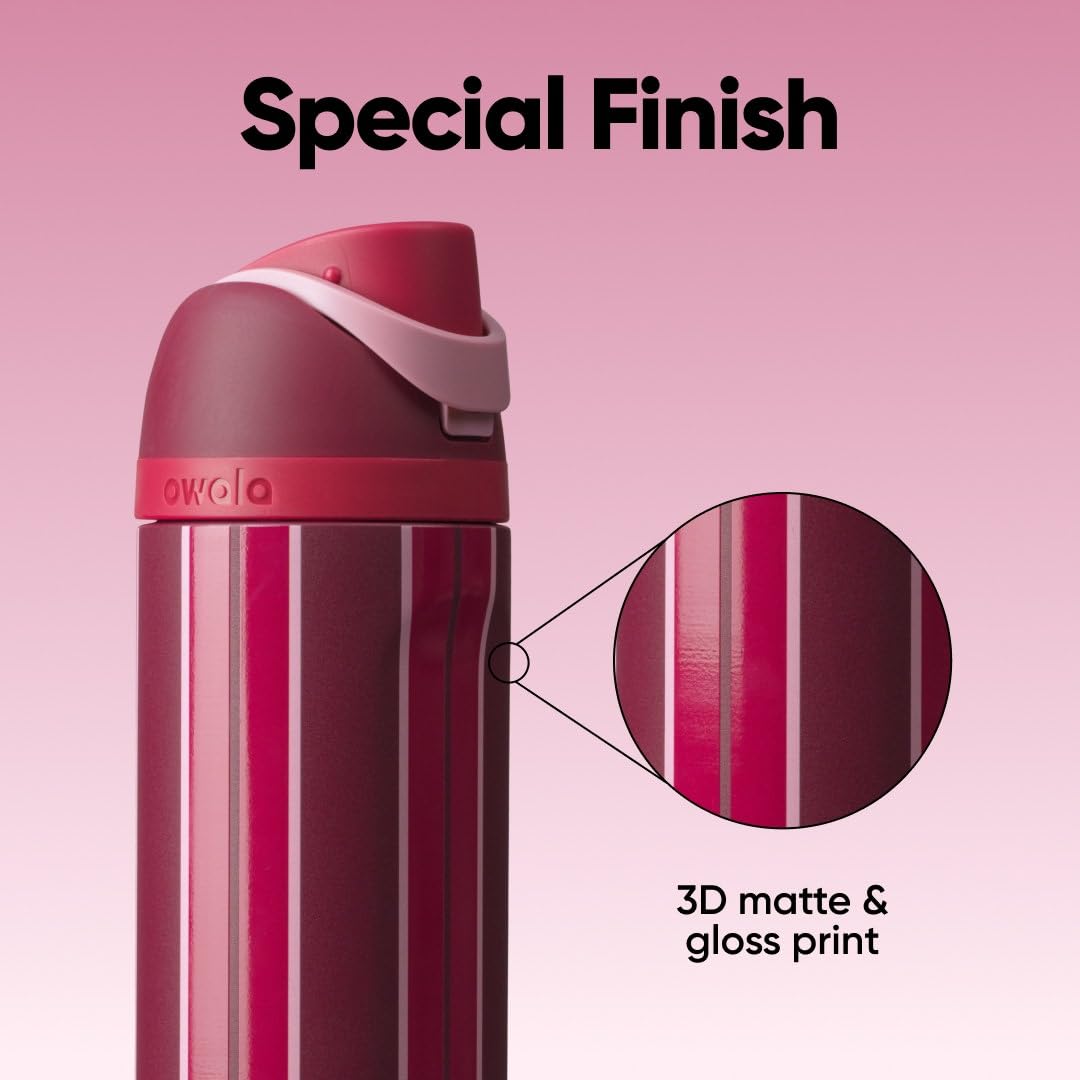 FreeSip Stainless Steel Water Bottle 24 oz Punch Line (Punch Line / 24 Ounces)