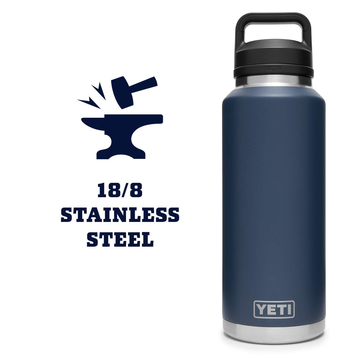 Rambler 46 oz Bottle (Navy)