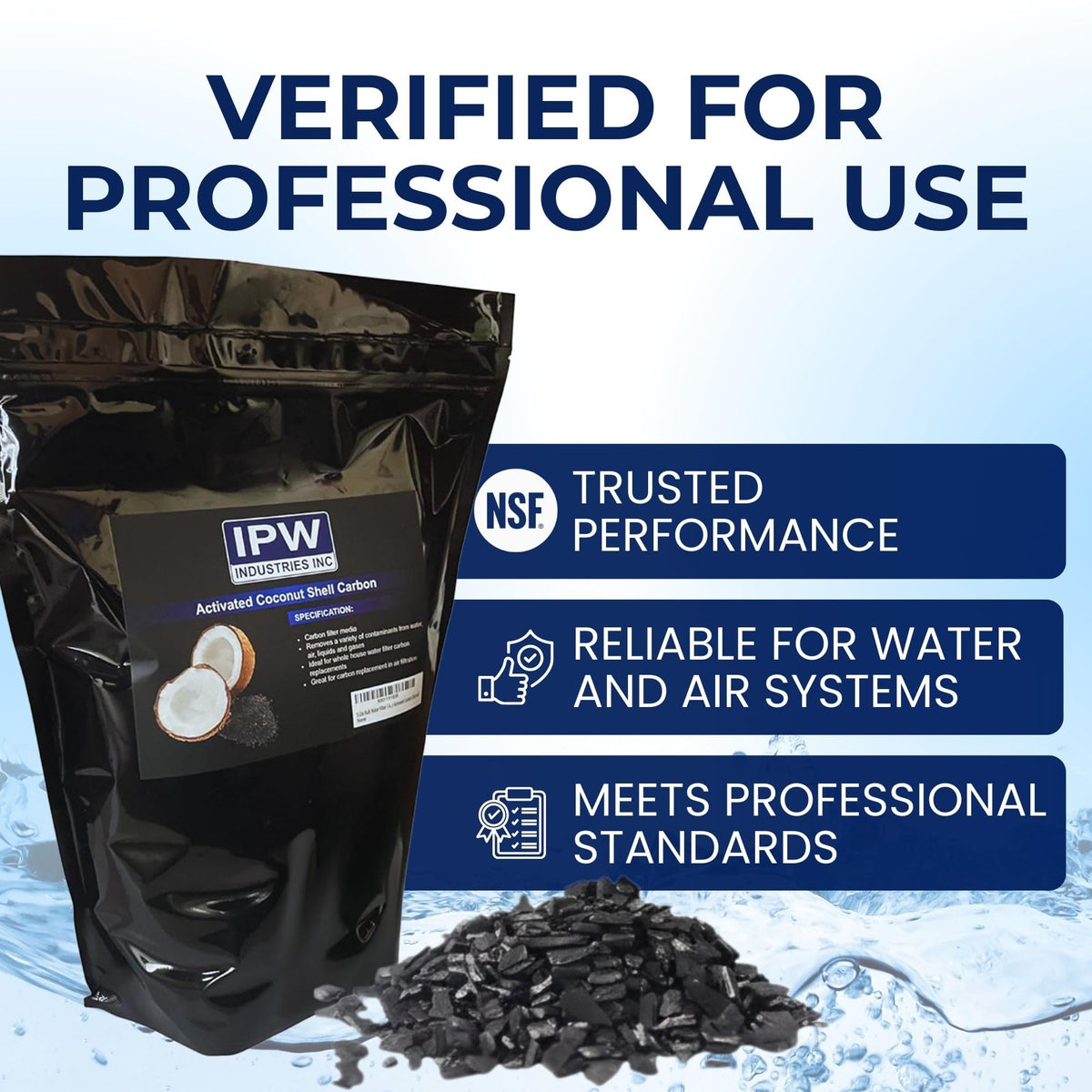 IPW Industries Bulk Activated Carbon (10 lbs)