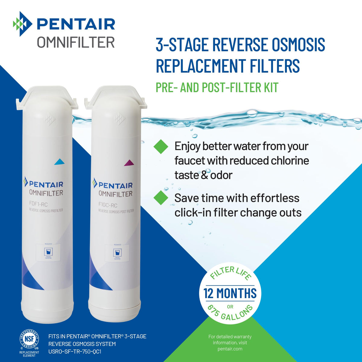 Pentair OMNIFilter QuickConnect RO Pre