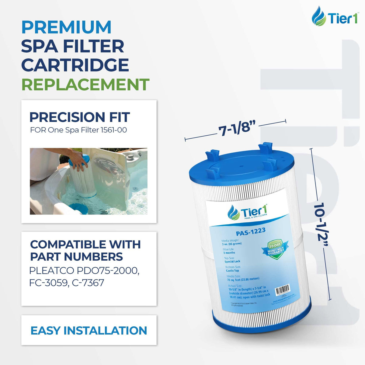 1561 00 Hot Tub Filter Replaces Unicel C