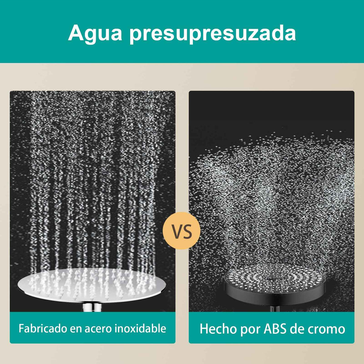 All Metal 6Inch Rain Shower Head (Chrome / 6 Inch)