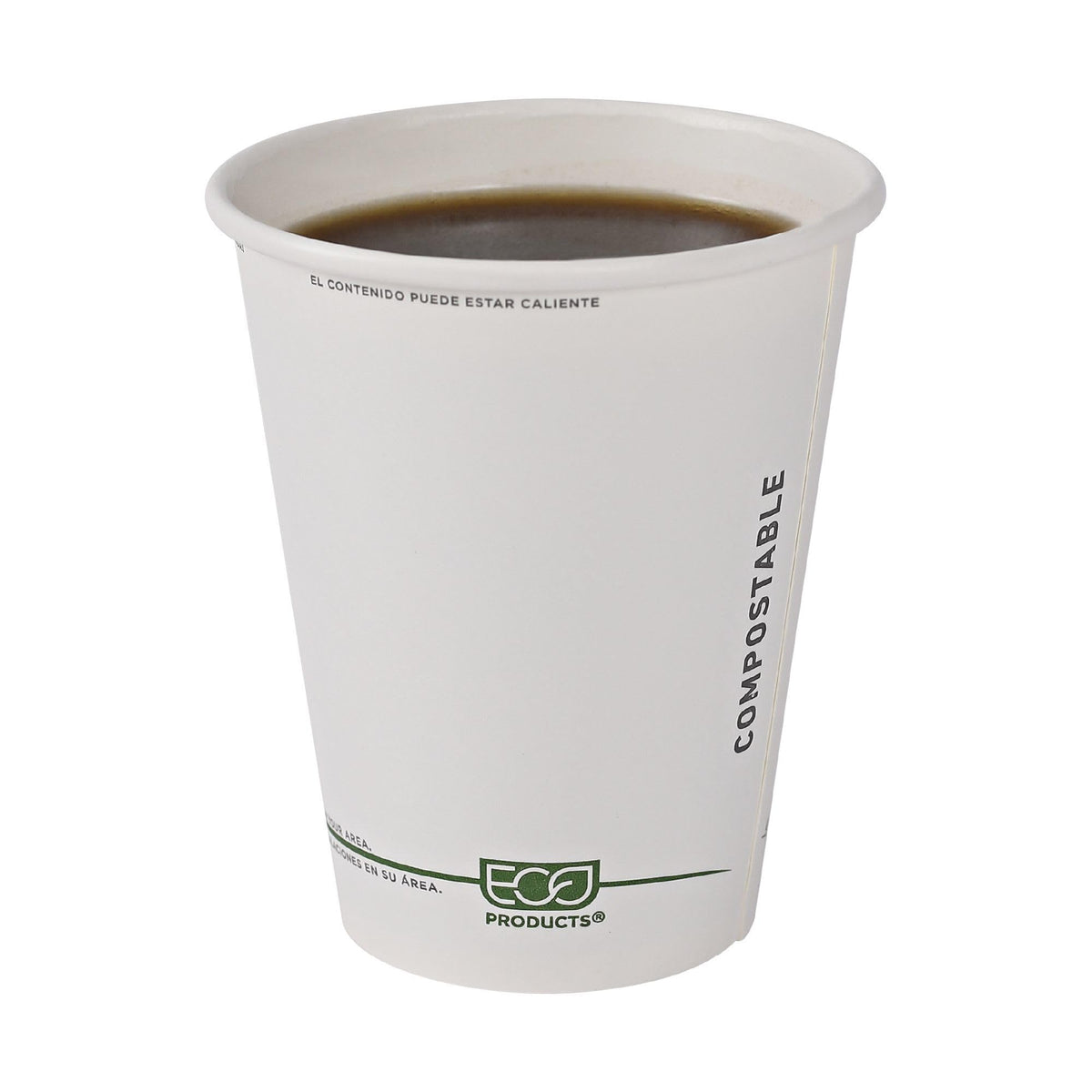 GreenStripe Disposable Paper Hot Cups (8oz)