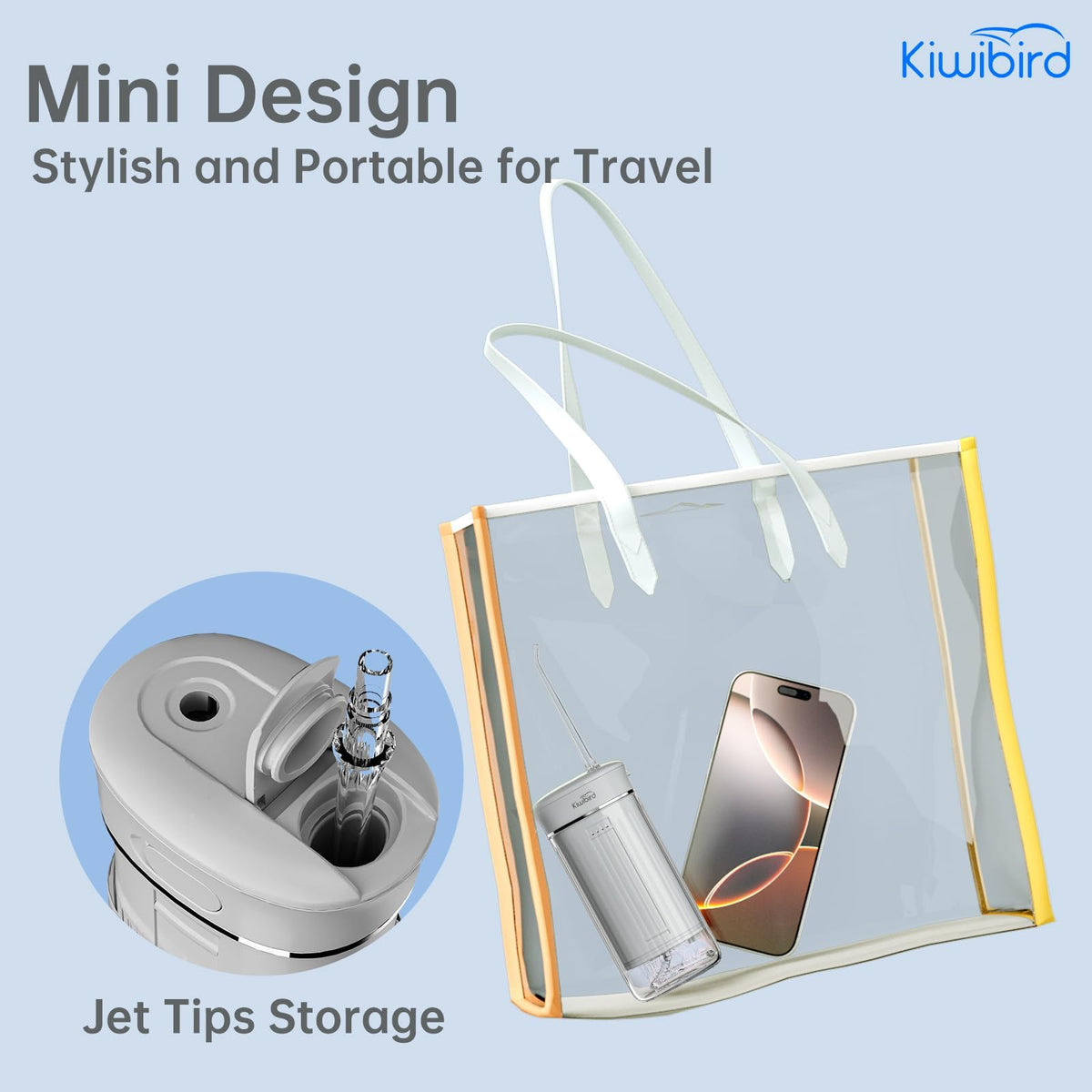 Mini Water Flosser for Travel (Green)