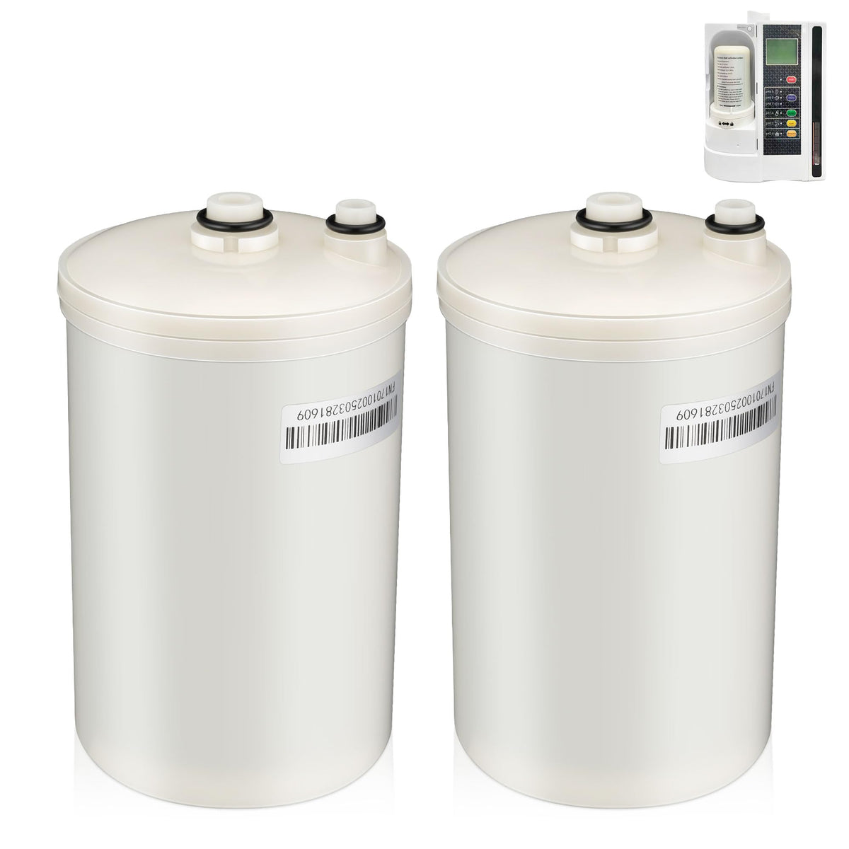 2 Pack Premium Filter Replacement Compatible with HG