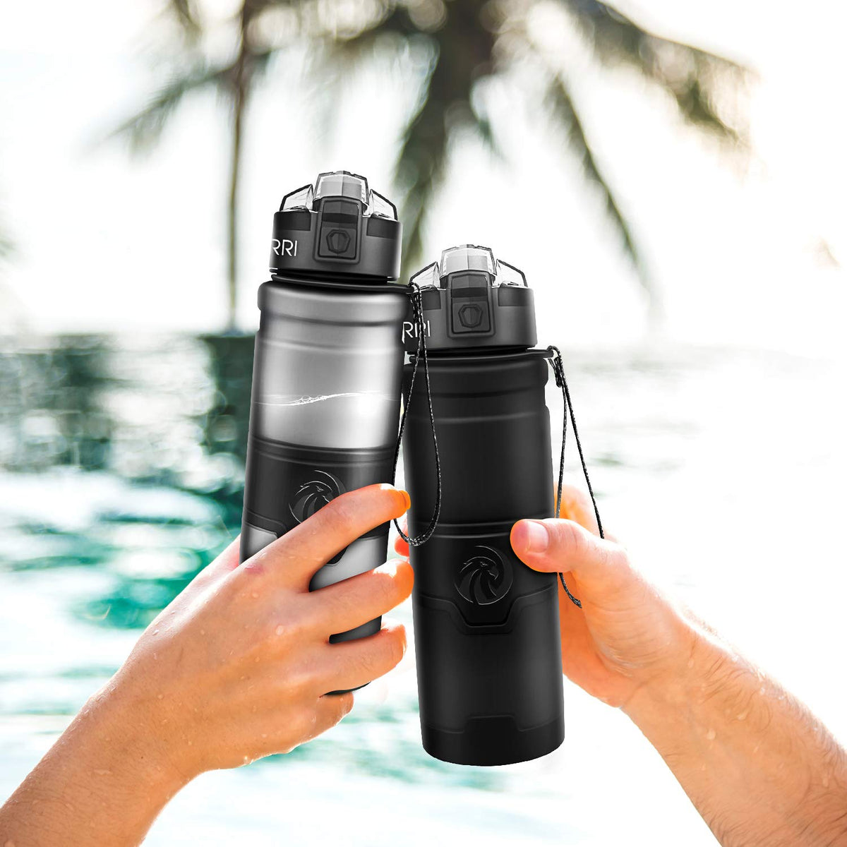Sport Water Bottle Kids (17 Ounces / Grey)