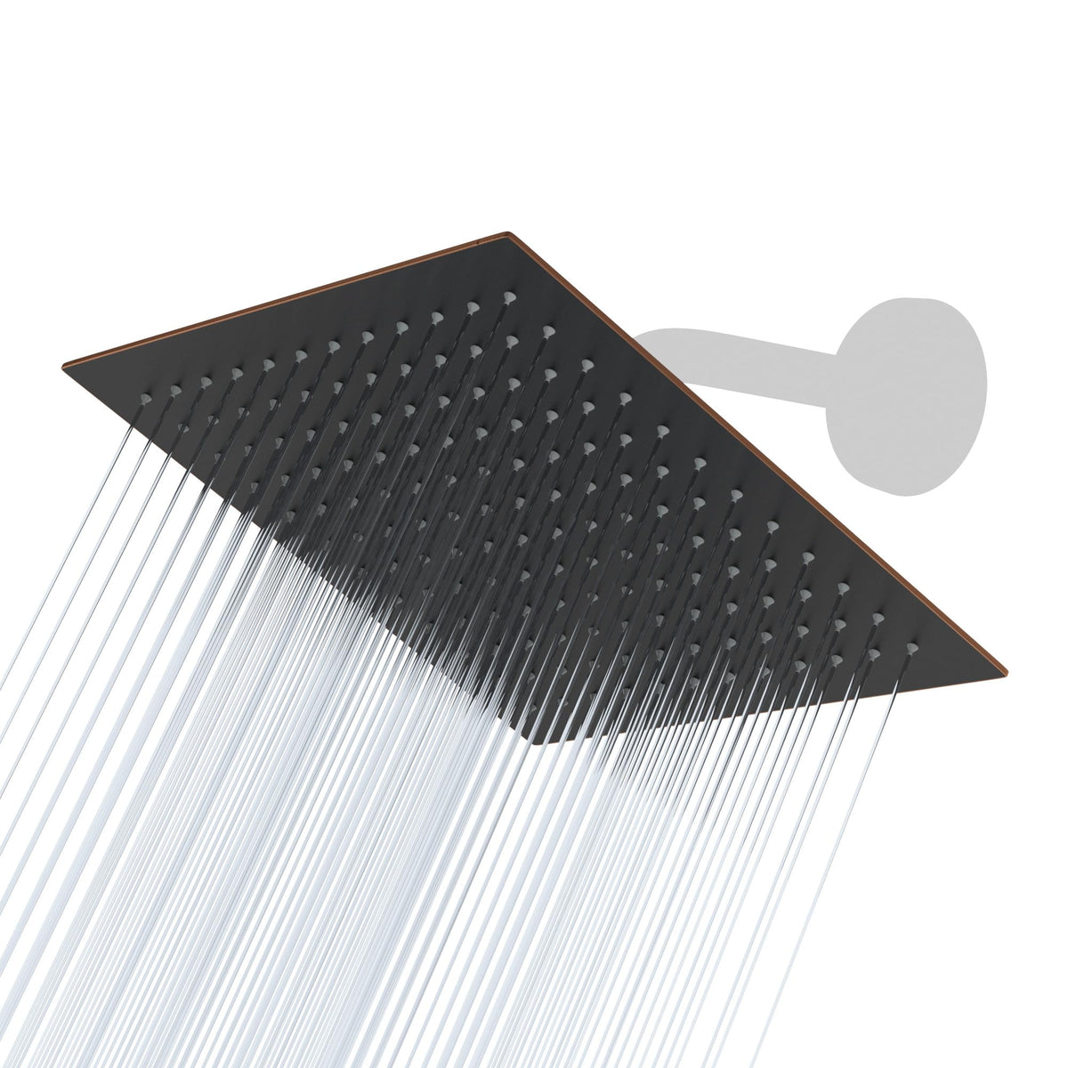 Rain Shower Heads High Pressure (Oil Rubbed Bronze / 10 Inch)