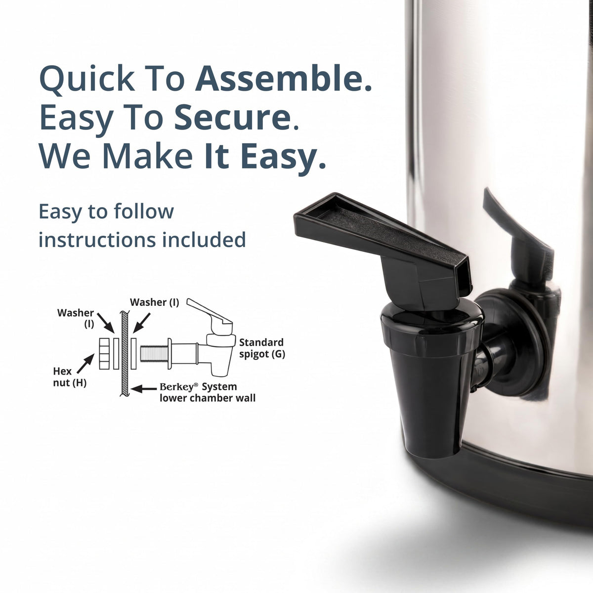 Royal Berkey 3.25 Gal Gravity Water Filter System with BB9