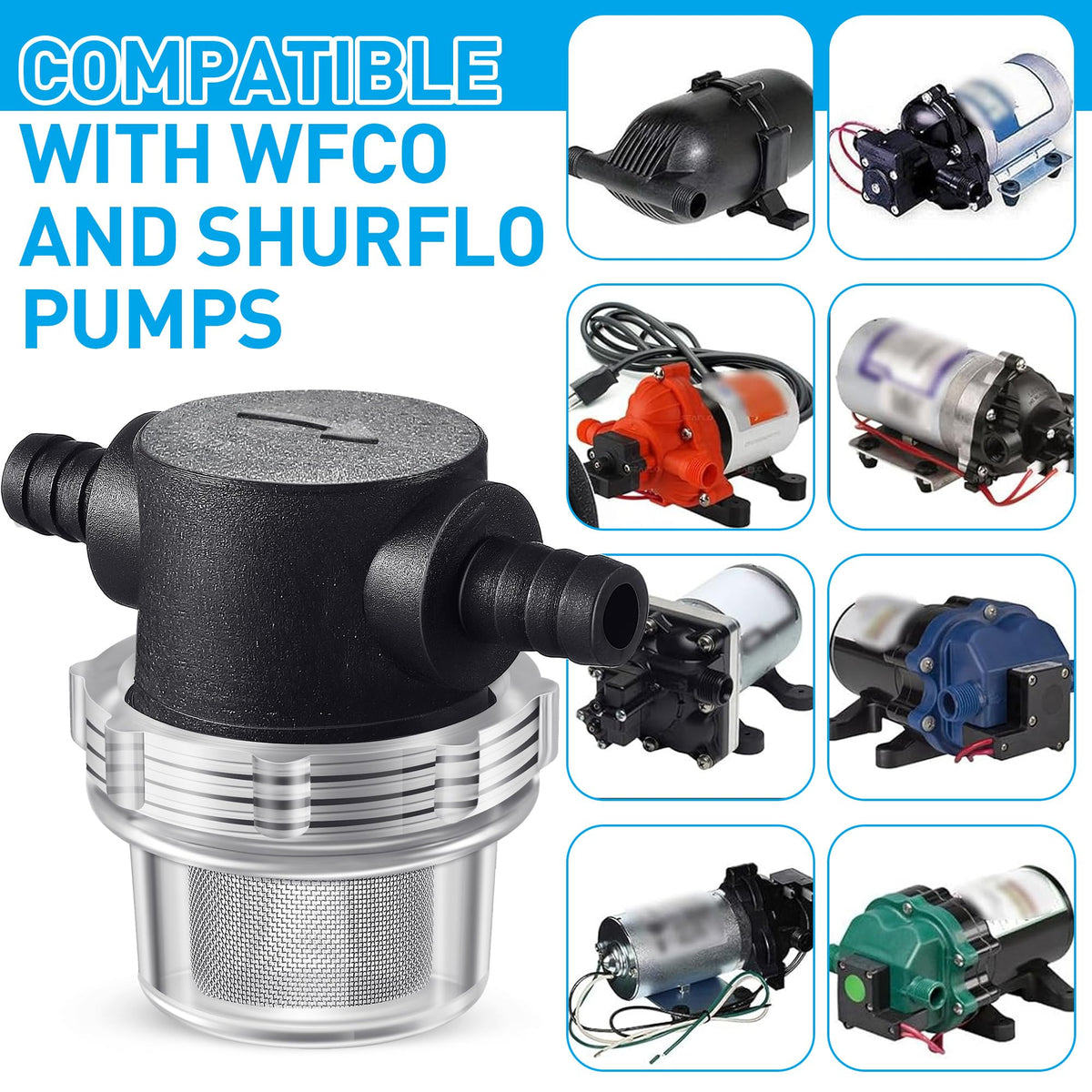 1 Piece Water Pump Strainer 3
