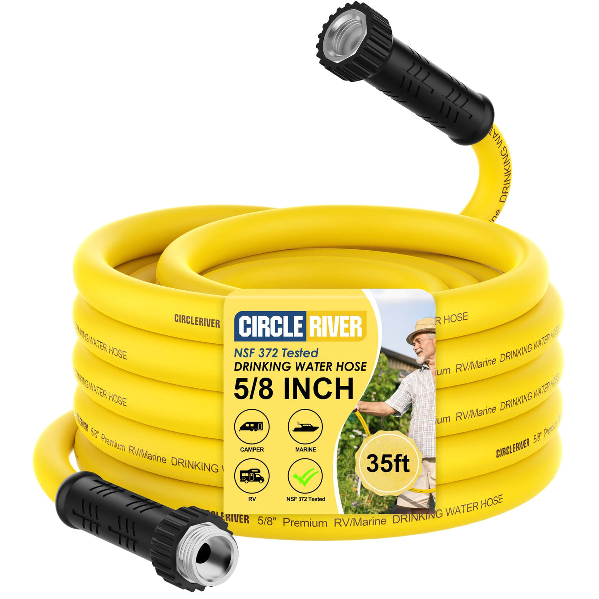 RV Drinking Water Hose 35FT (35FT / Yellow)