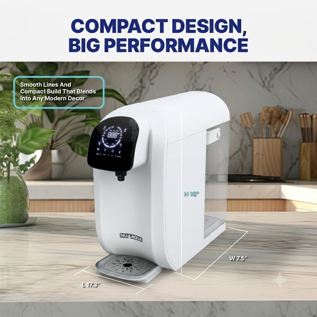 8 Stage Countertop Reverse Osmosis System with UV & Hot Water