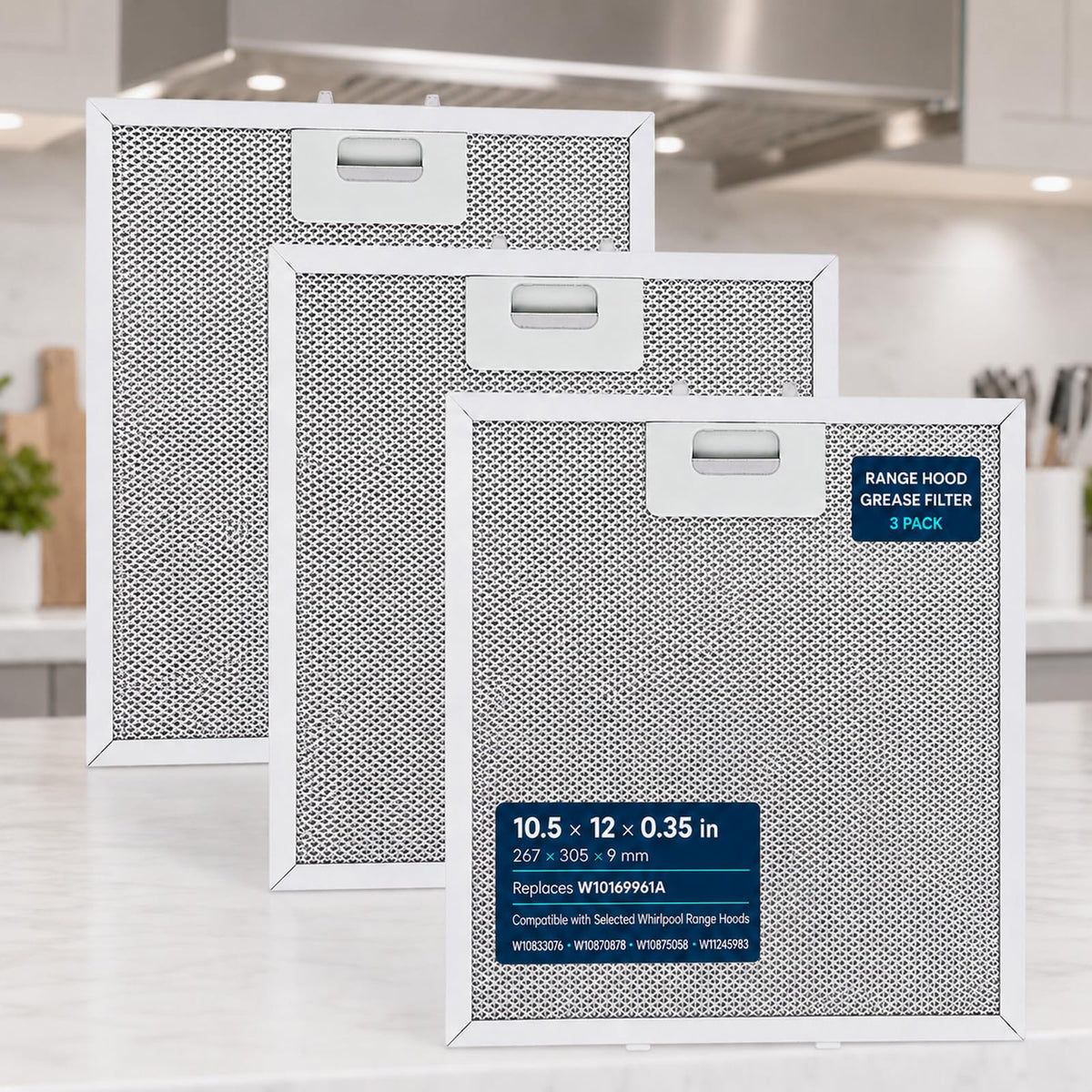 Range Hood Filter 10 1 (10-1/2" X 12" X 0.35")