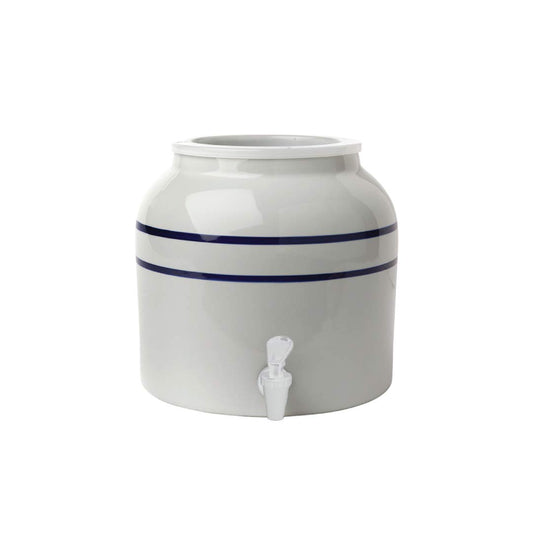 Porcelain Water Dispenser (Classic Blue Stripe / Porcelain)