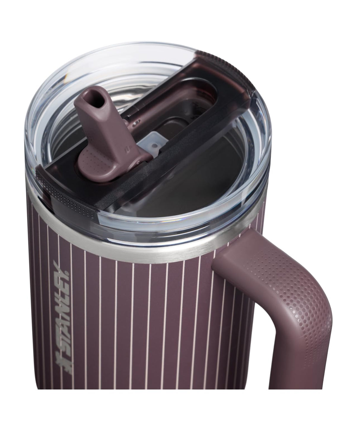 Quencher ProTour Flipstraw Tumbler (40 Ounces / Fig Pinstripe)