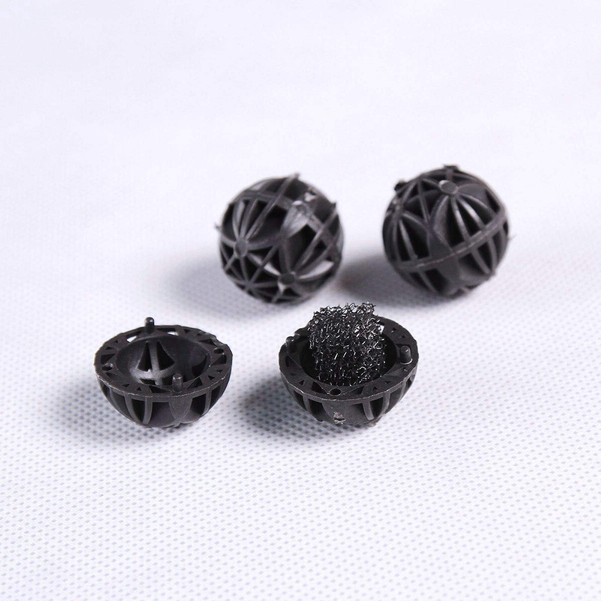 Aquarium 1" Bio Balls 100pcs for Fish Tank Pond Canister Filter Media (1")