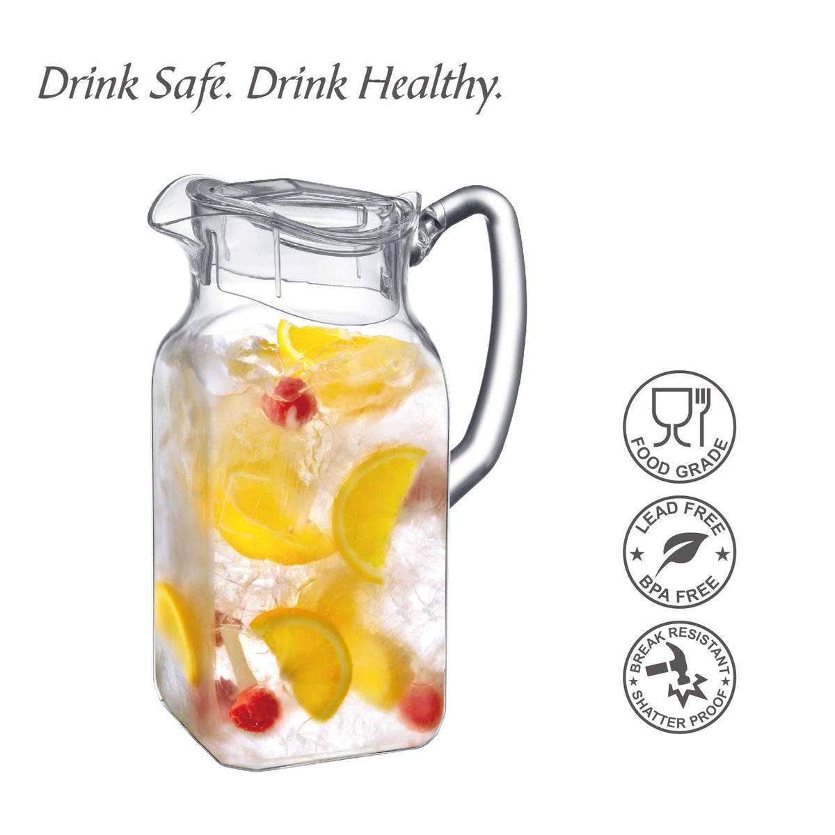 Quadly Plastic Pitcher (Quadly (64 oz))