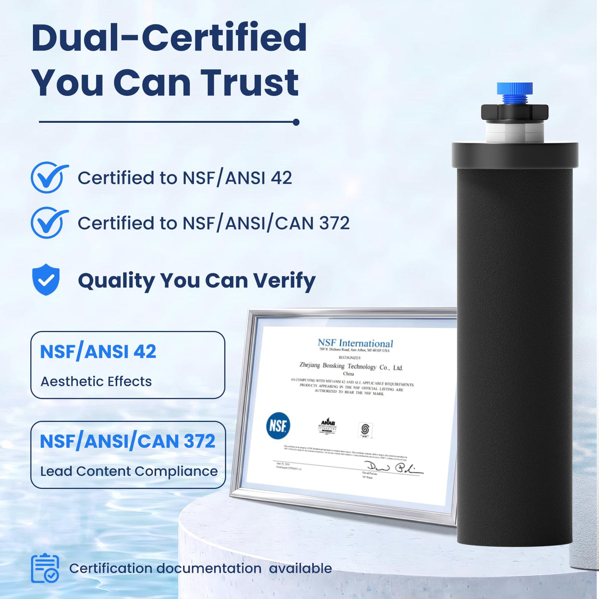 Gravity Water Filter Replacement for Berlkey® BB9 (Gary)