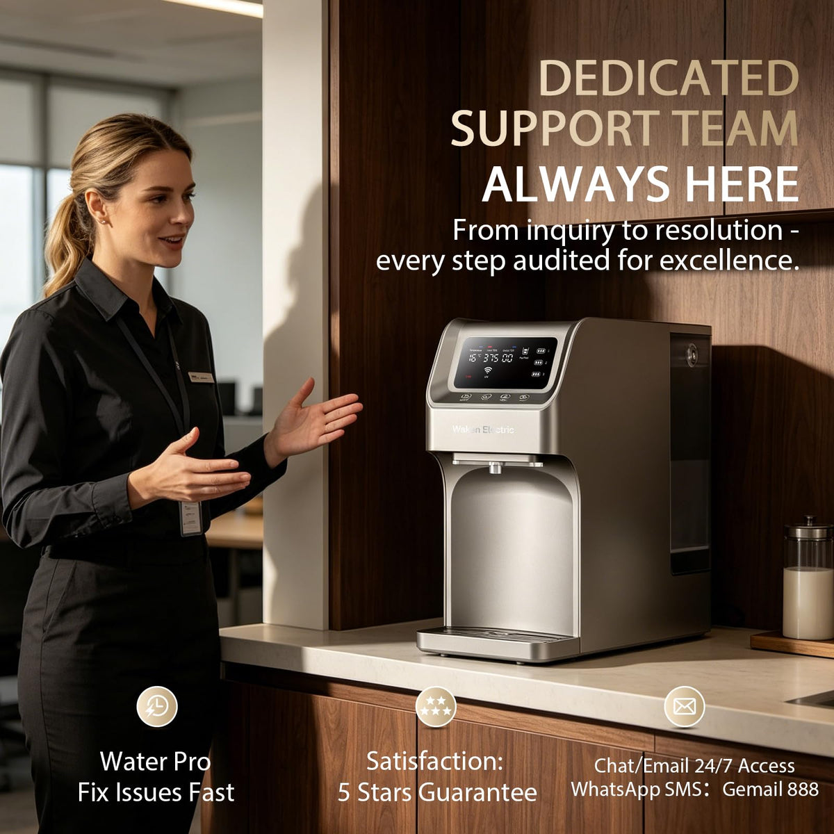Countertop UV RO Water Filter System (Platinum Grey)