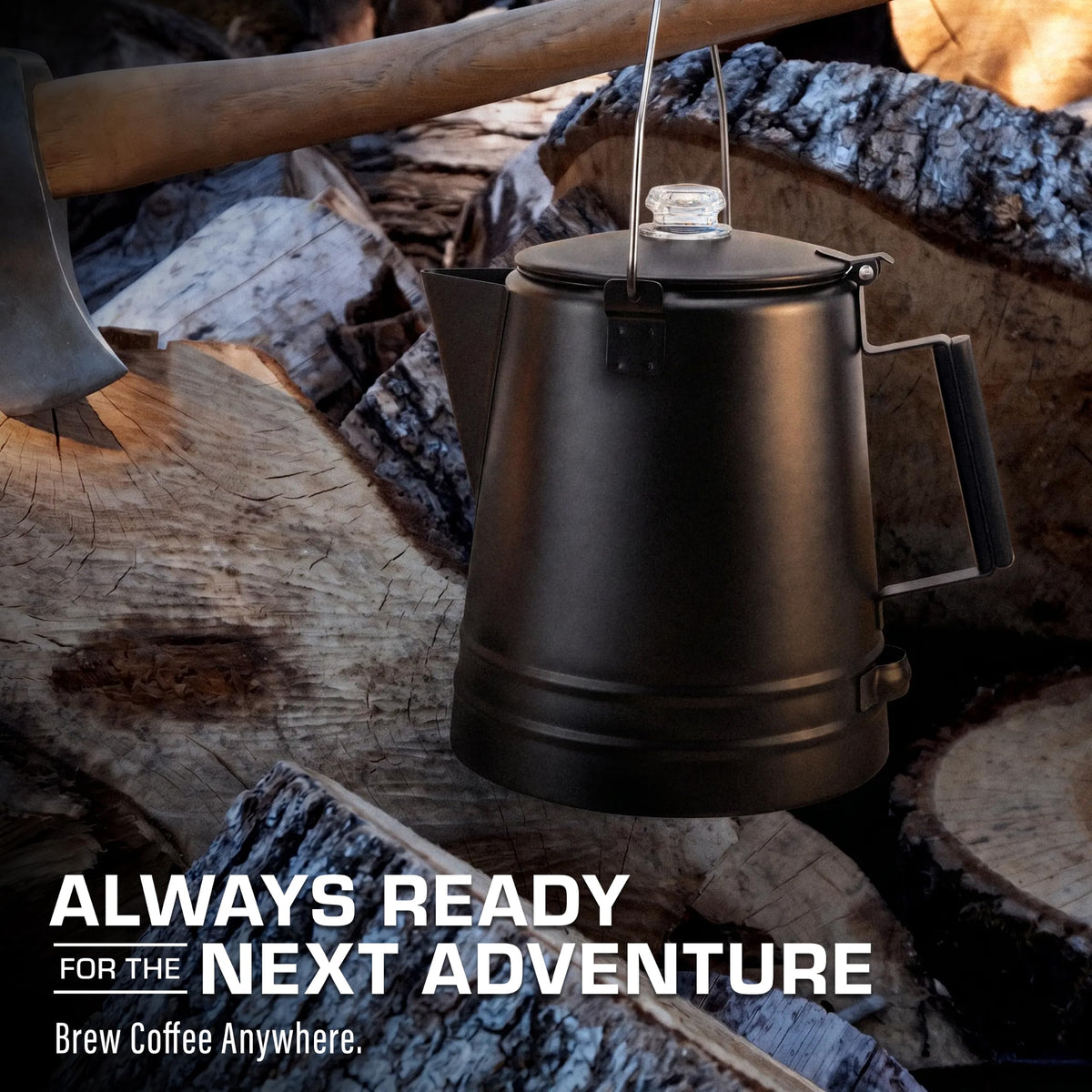 Scoutmaster Coffee Percolator Camping (Black / 24 CUP)