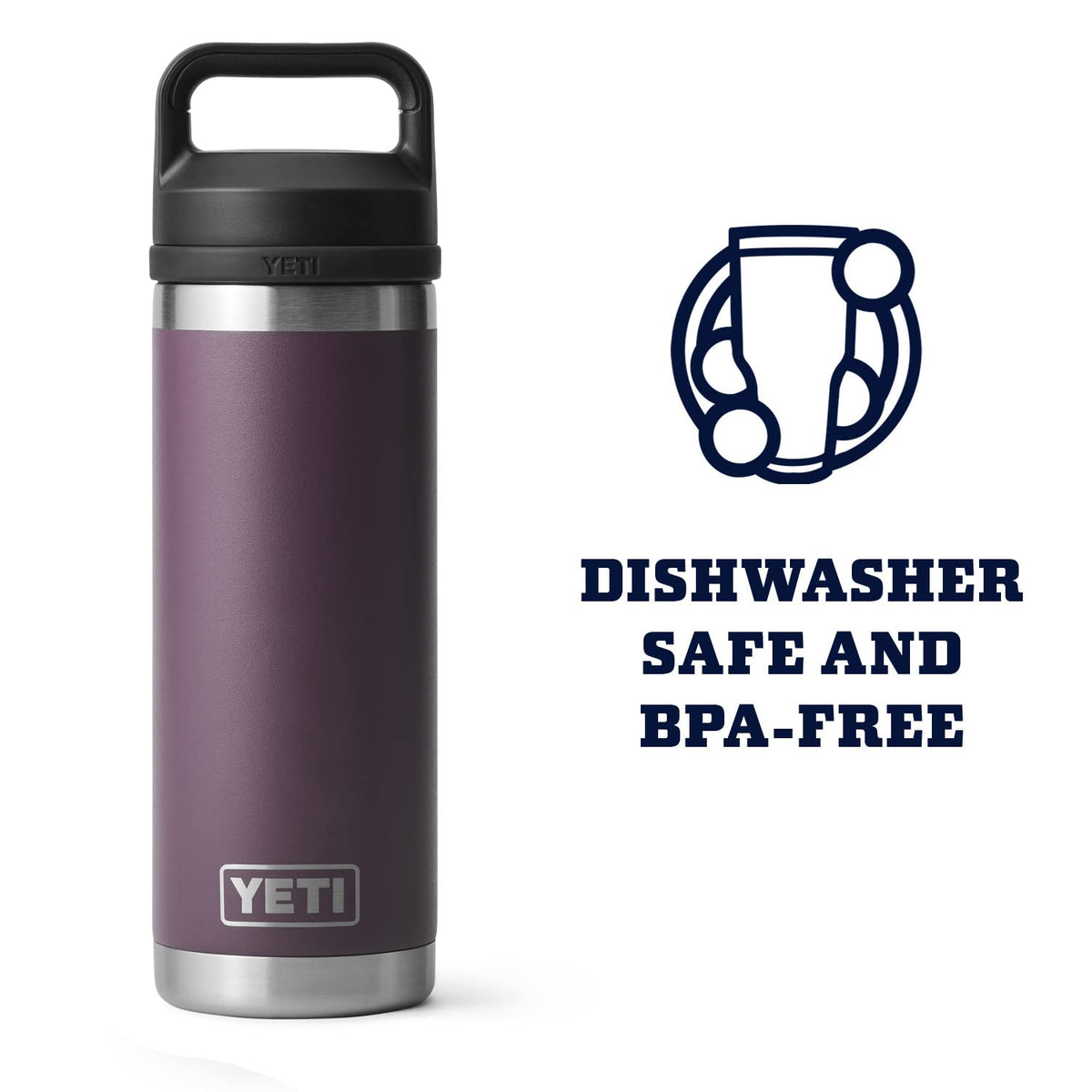 Rambler 18 oz Bottle (Nordic Purple)