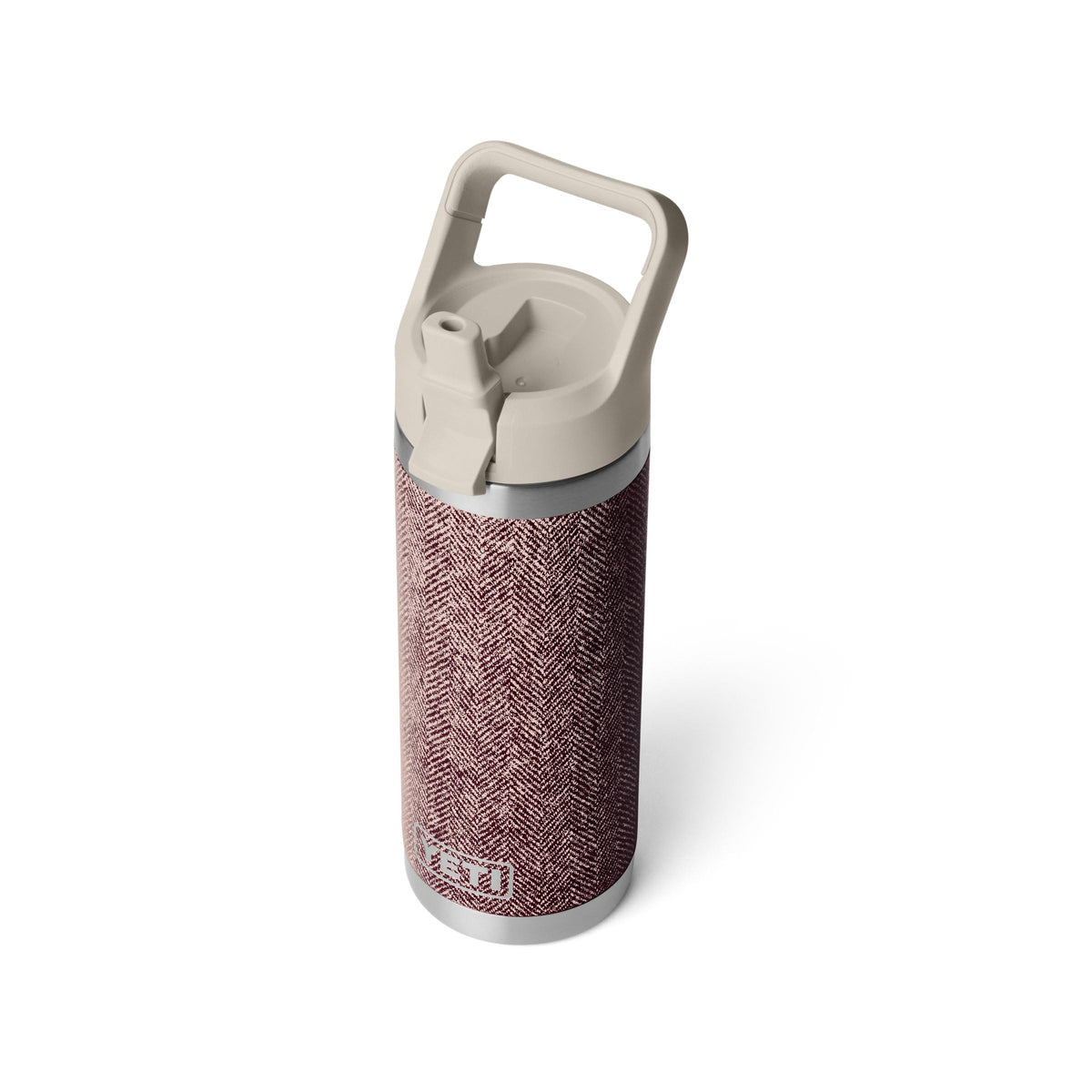 Rambler 18 oz Bottle (Riverhead Red - Textured)