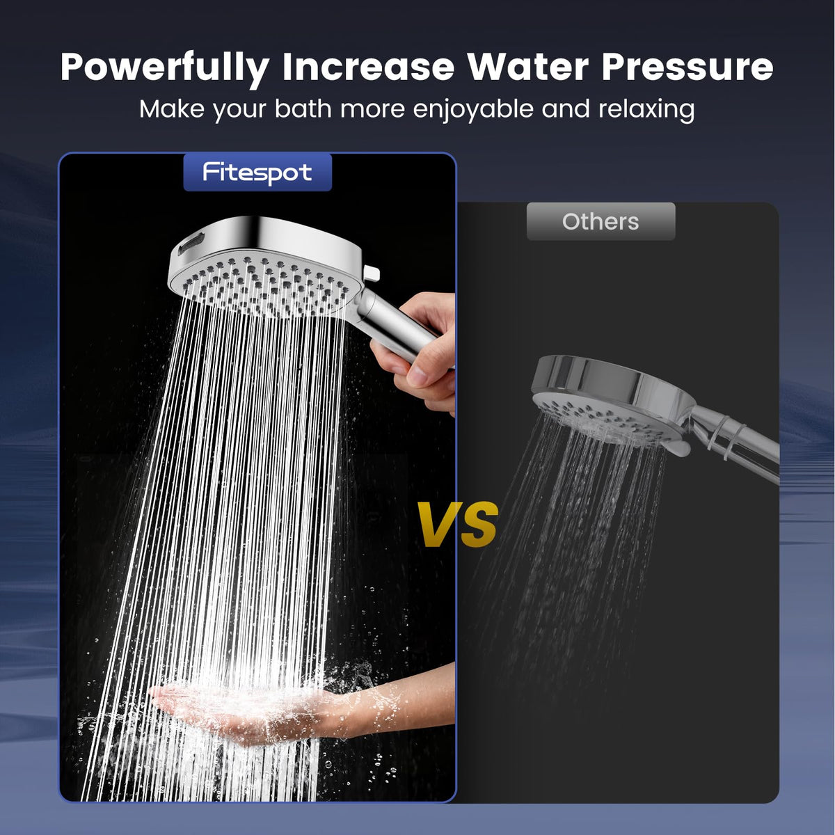 Filtered Shower Head with Handheld (Chrome)
