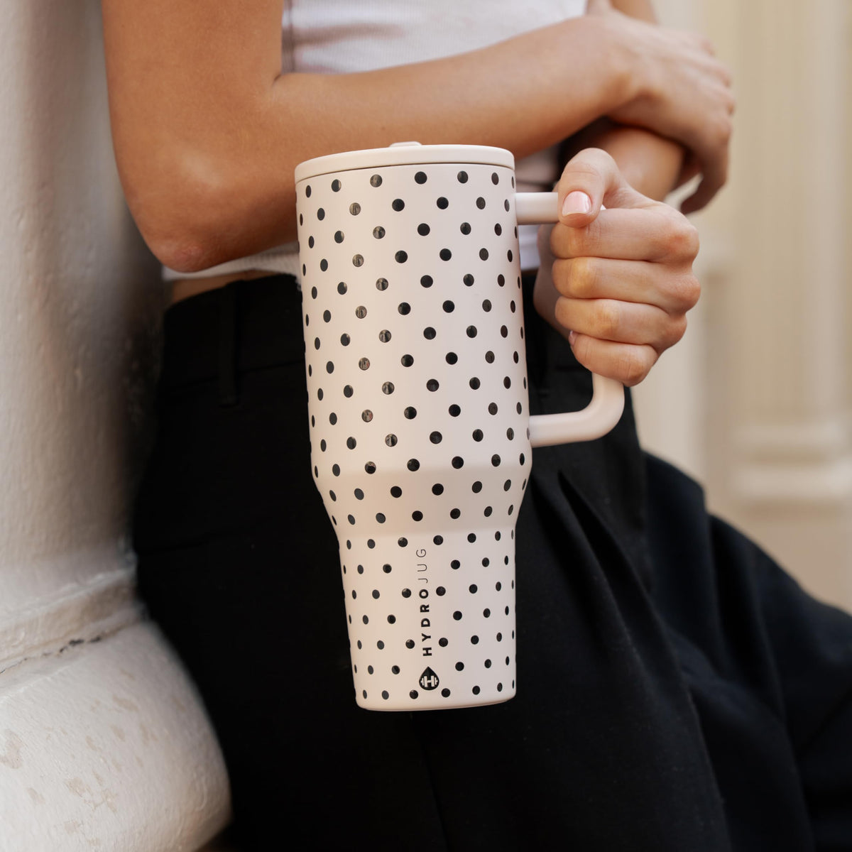 Polka Dot Traveler 32oz (French Vanilla / 32 Ounces)