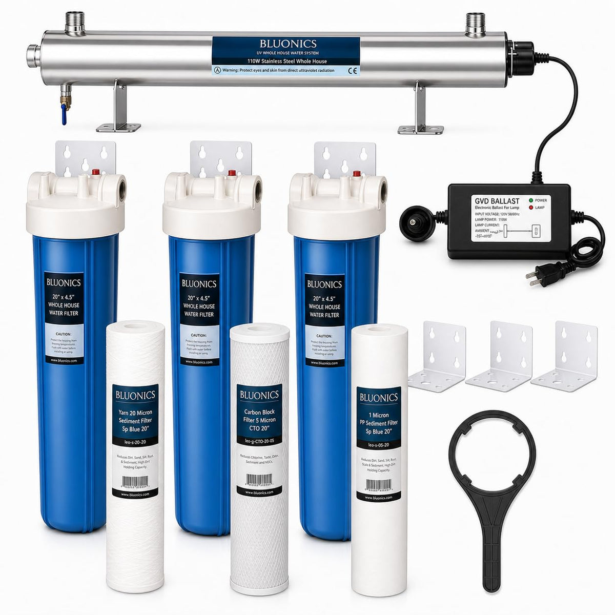 24 gpm Whole House Water Filter System for Well Water
