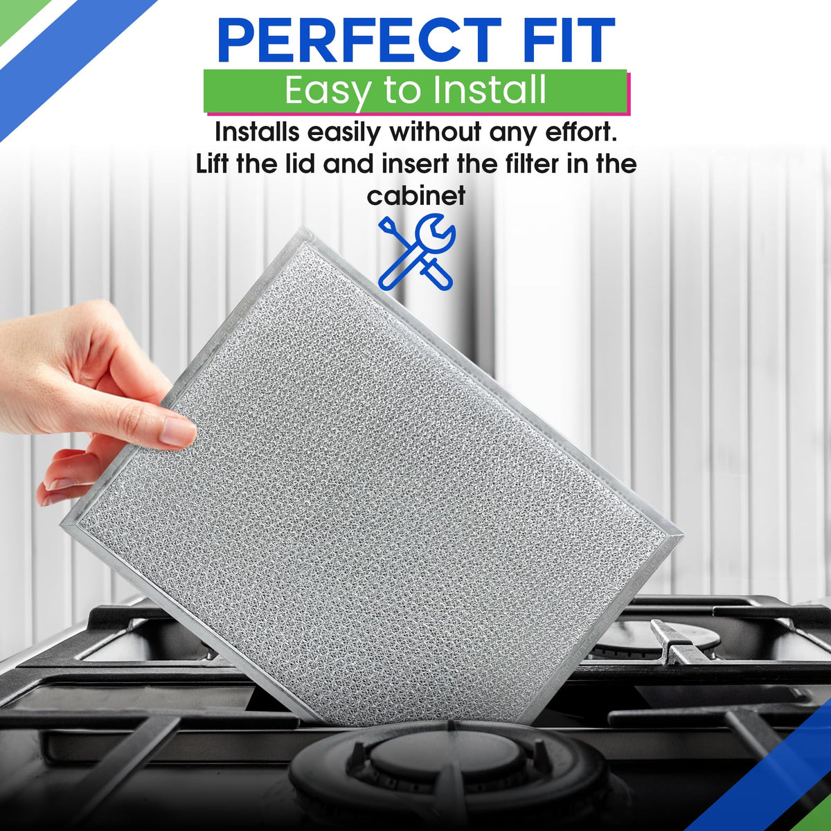 Downdraft Stovetop Filter Replacement 14” x 11.4” 707929 Compatible with Jenn Air Filter Downdraft