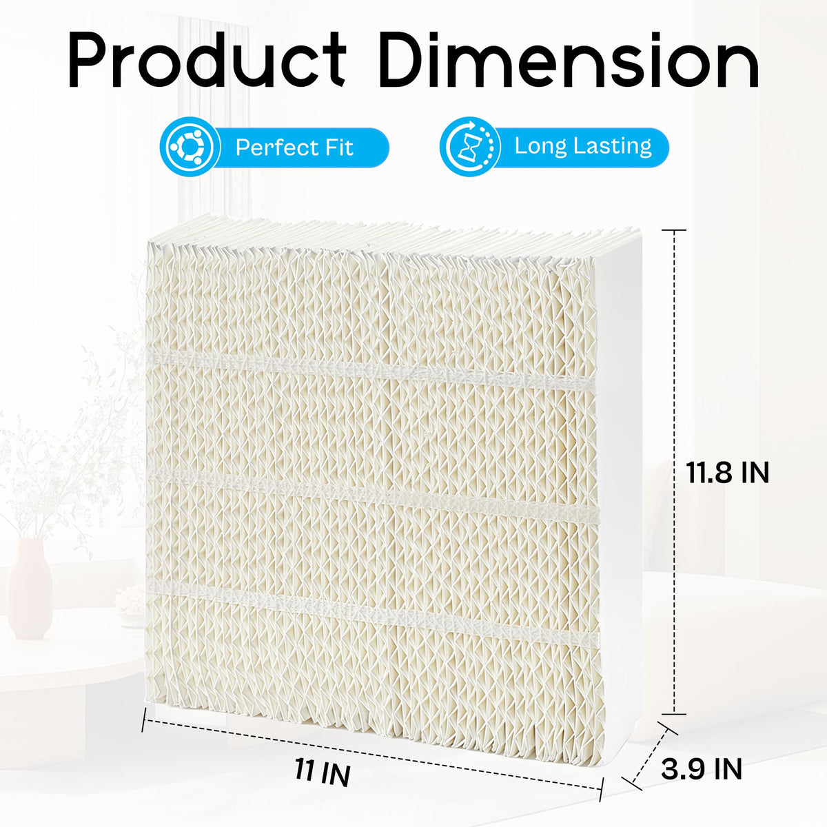 1043 Super Wick Humidifier Filter fit for Essick Air Aircare 831000 (2 Pack)