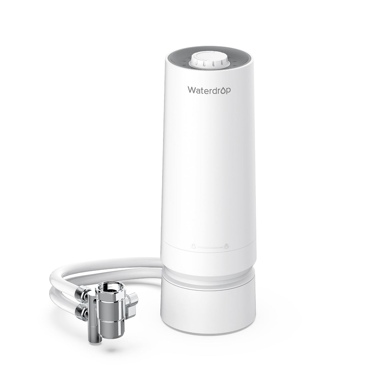 CTF 06 Water Filter for Sink Faucet with Filter Life Reminder (Plastic White)