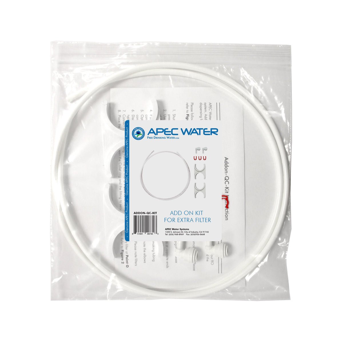APEC Reverse Osmosis System Add On Kit For 1