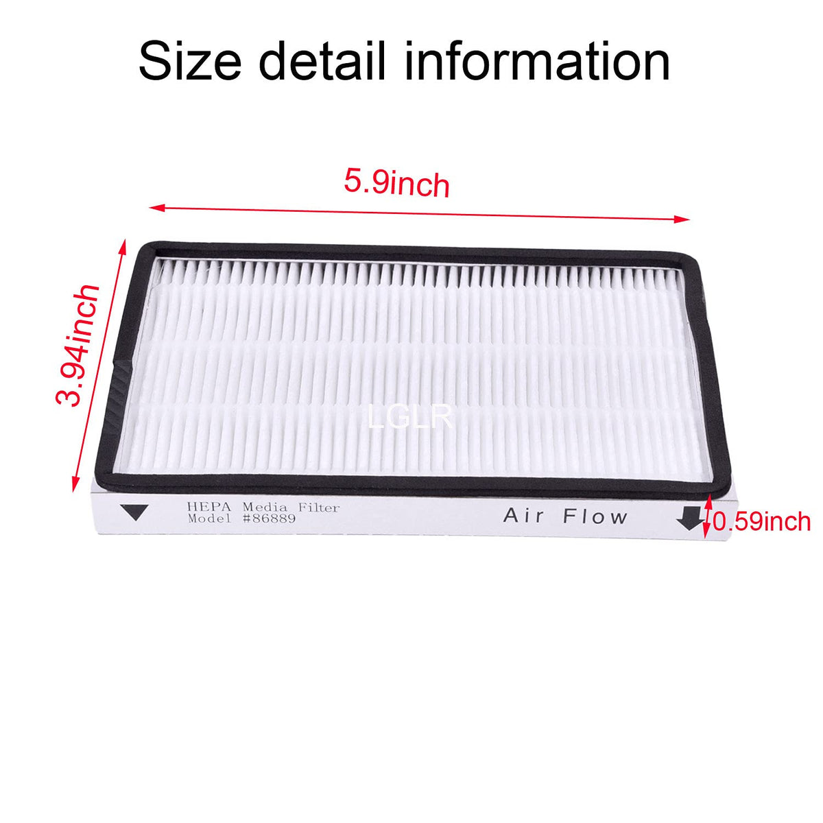 4 Pack Vacuum Cleaner HEPA Filter for Sears Kenmore EF (4Pack #86889 Filters)
