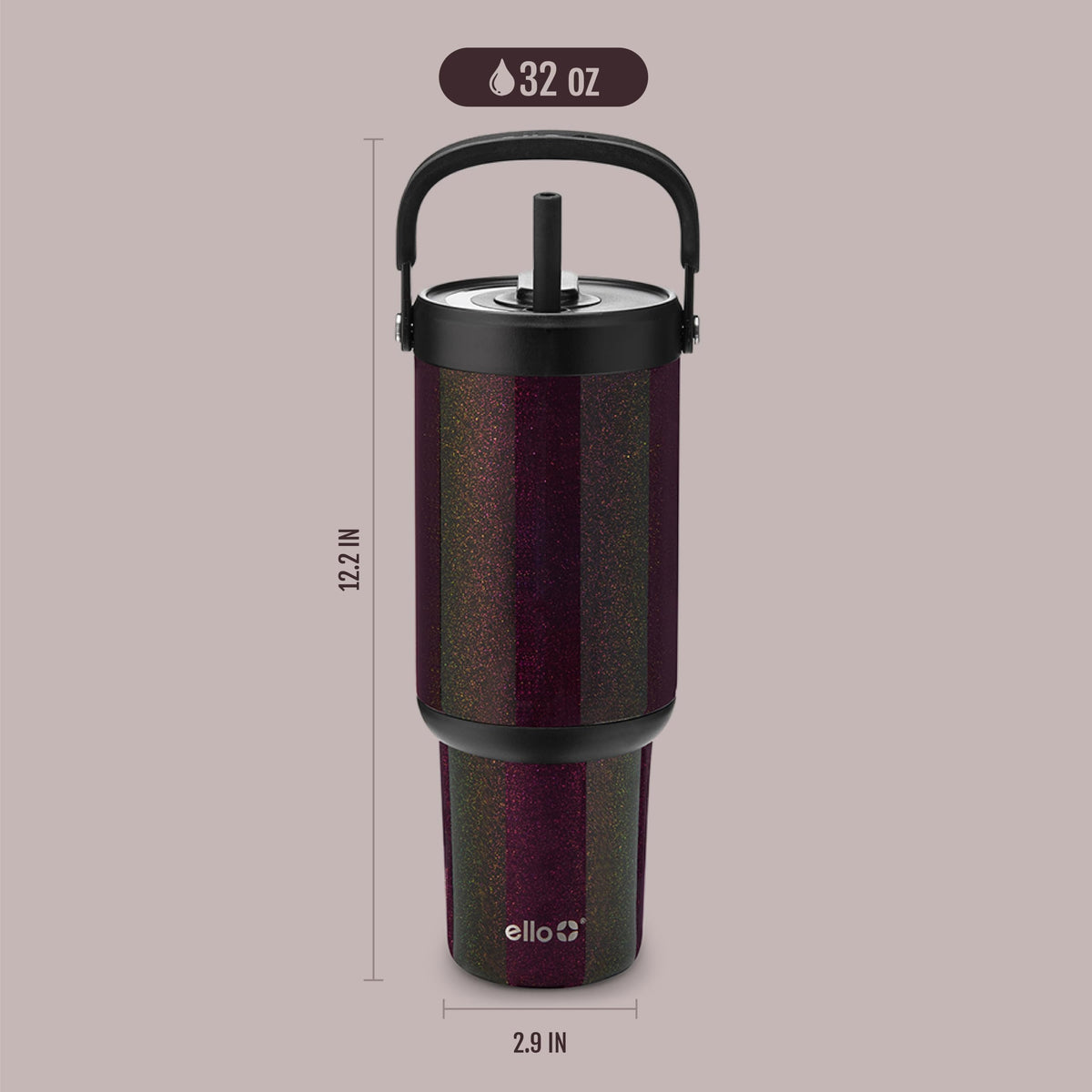 Oasis Go+ 32oz Tumbler with Top Handle and Retracting Straw (32 Ounces / Moonstone)