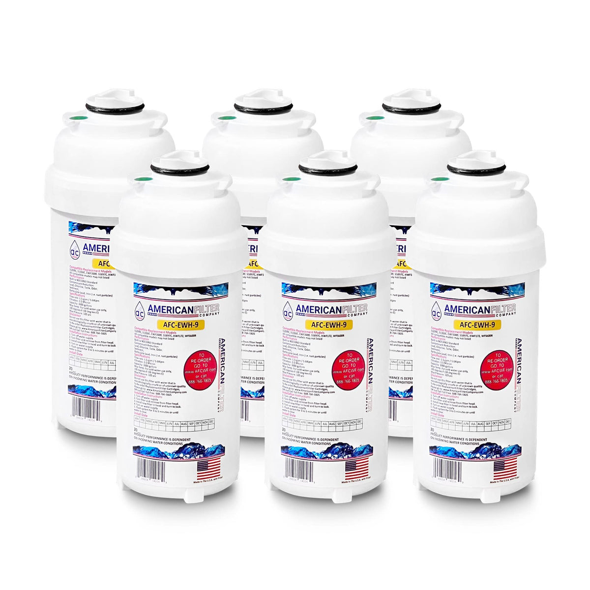 AFC® Water Filter (Pack of 6)